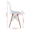1+4,5pieces dining set,31.5"WHITE Table metal leg Mid-century Dining Table for 4-6 people With Mdf Table Top, Pedestal Dining Table, End Table Leisure